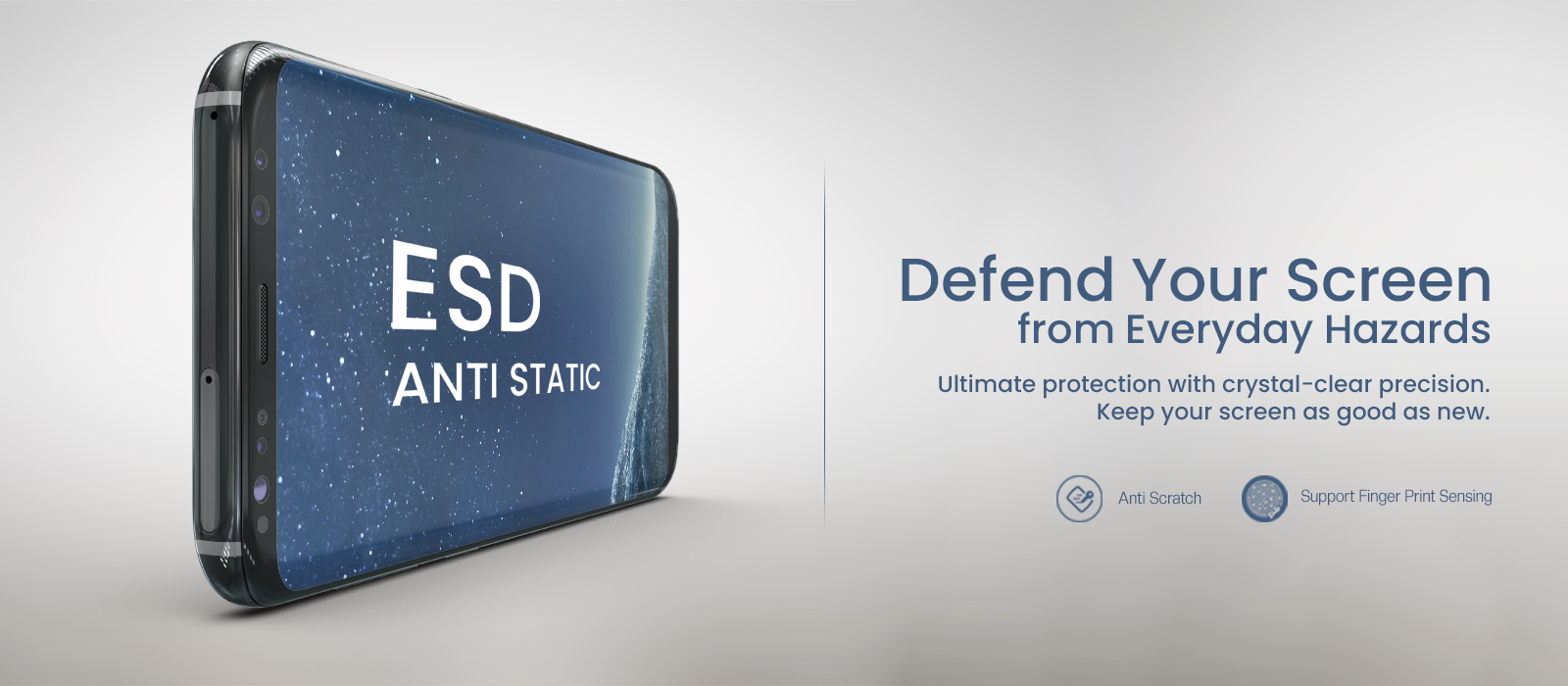 Beyox ESD Anti Static 5D Glass for Vivo Y90