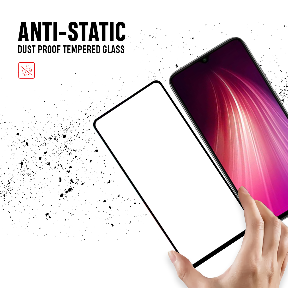 Beyox ESD Anti Static 5D Glass for Redmi 9