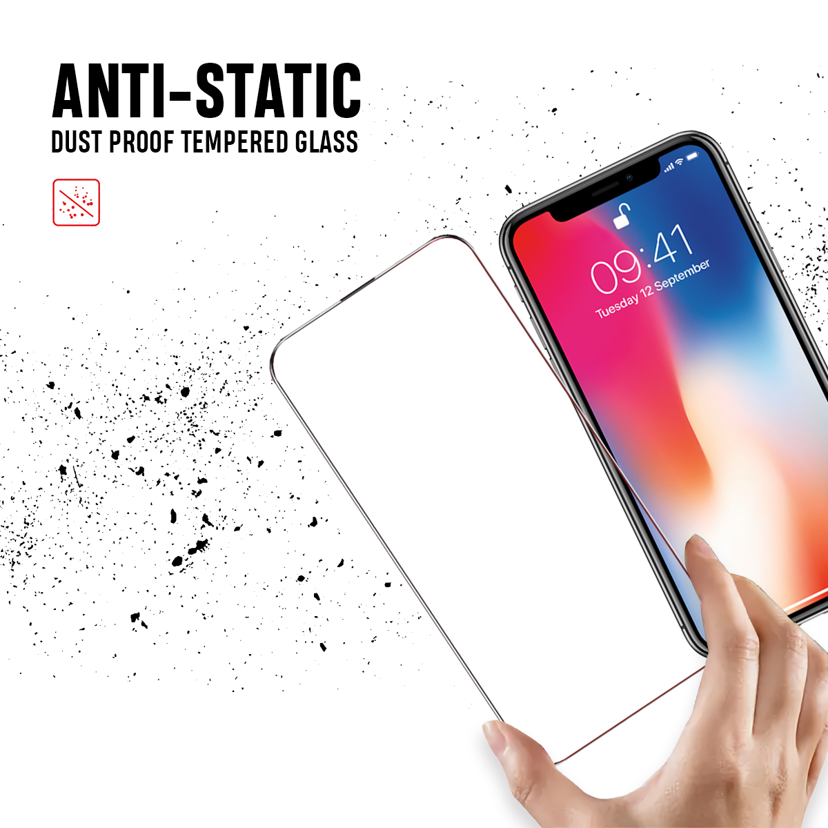 Beyox ESD Anti Static 5D Glass for Iphone X