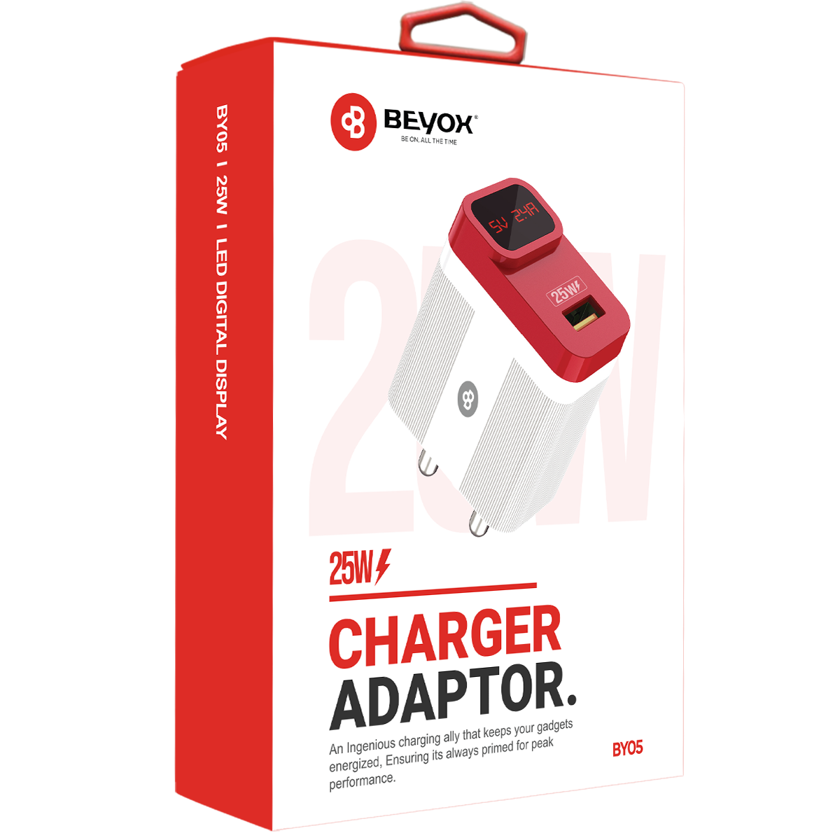 BEYOX BY05 (25W) Quick Charger with Digital Display